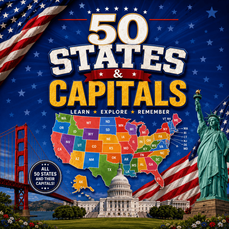 50 States & Capitals